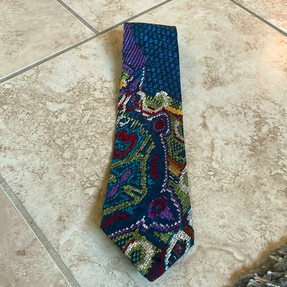 Coogi silk tie
